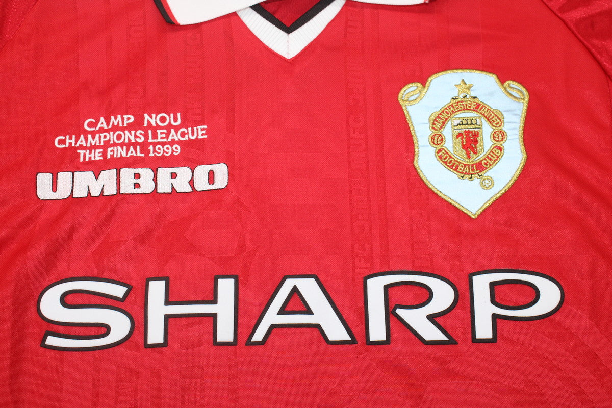Maillot Domicile Manches Longues Manchester United Finale LDC 1999/00