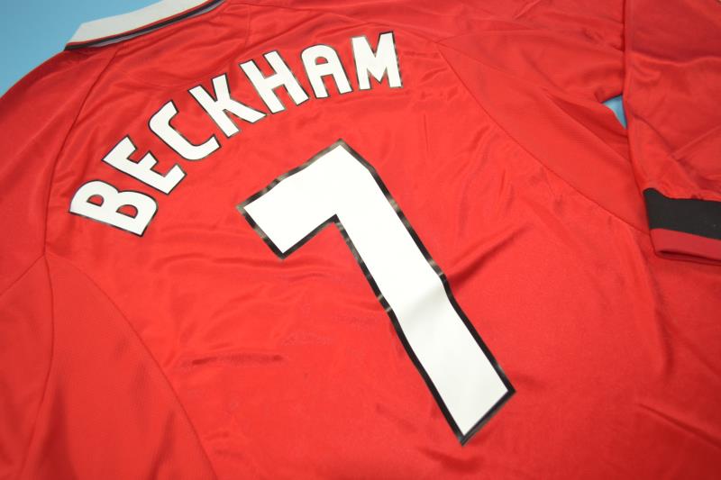 Maillot Domicile Manches Longues Manchester United Finale LDC 1999/00