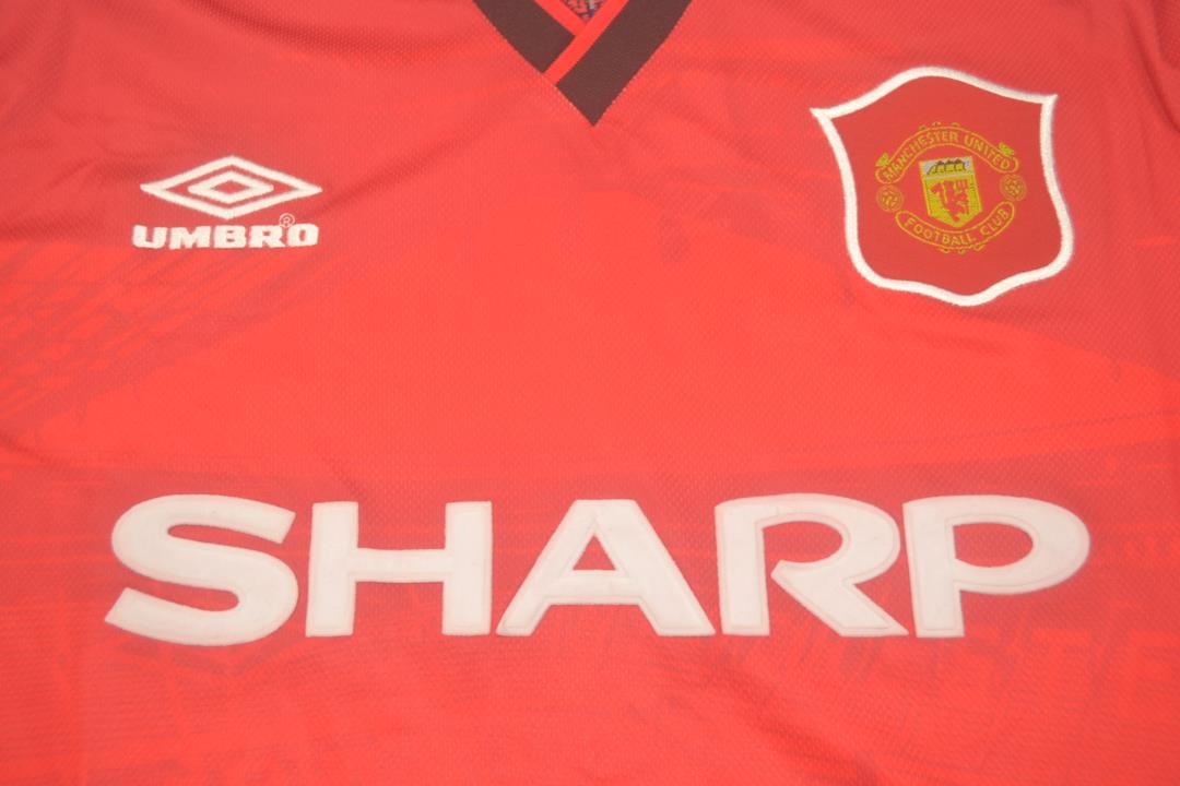 Manchester United 1994/96 Long Sleeves Home Shirt