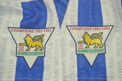 Camiseta de la tercera equipación del Manchester United 1994/96