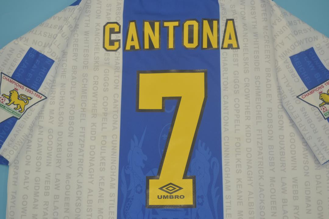 Camiseta de la tercera equipación del Manchester United 1994/96