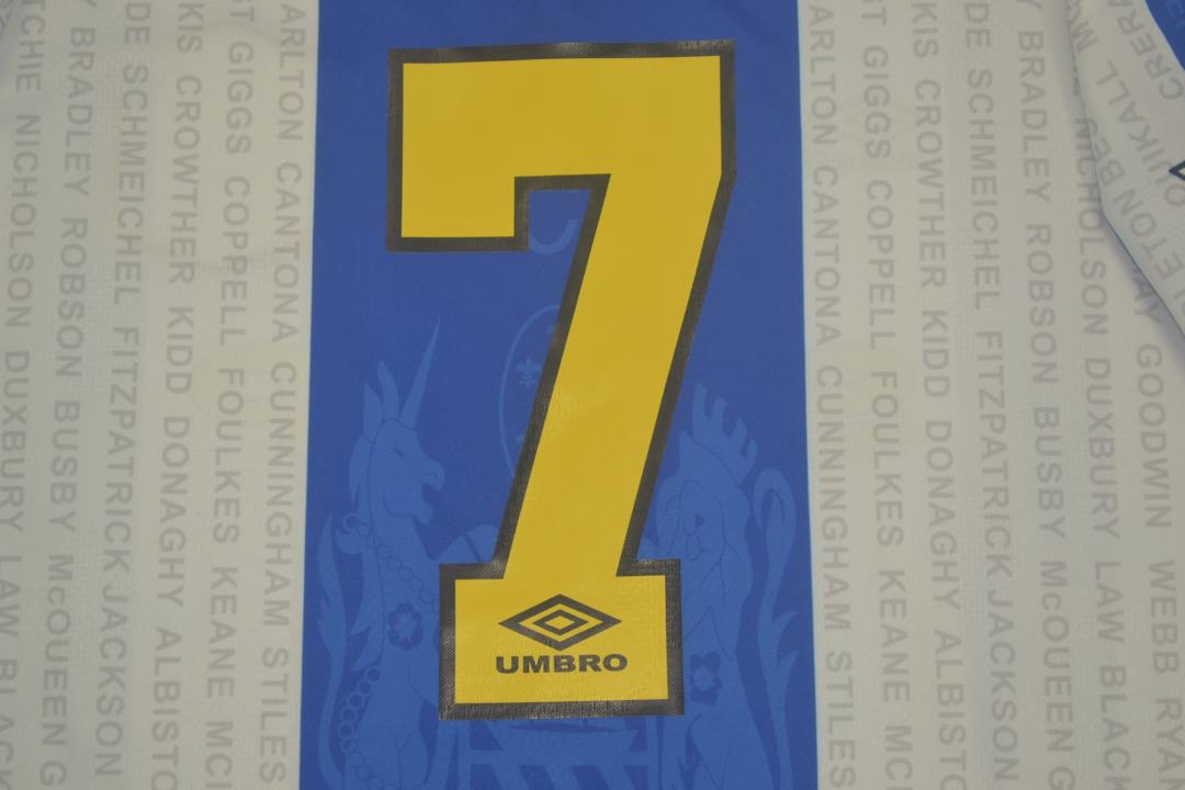 Camiseta de la tercera equipación del Manchester United 1994/96