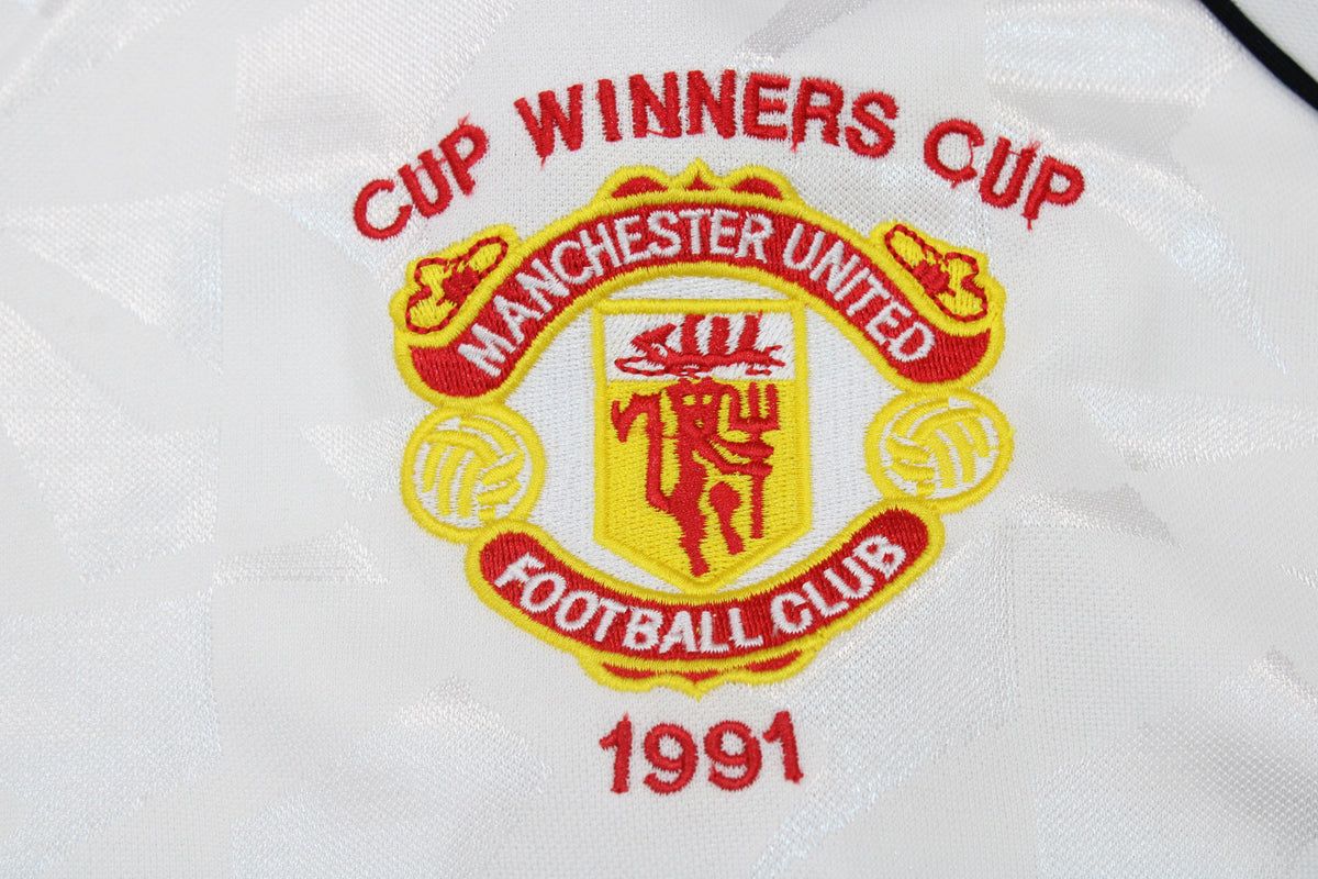 Manchester United Camiseta de la Tercera Equipación Manga Larga Final Recopa de Europa 1991