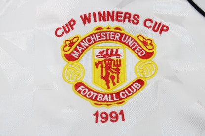 Manchester United Camiseta de la Tercera Equipación Manga Larga Final Recopa de Europa 1991