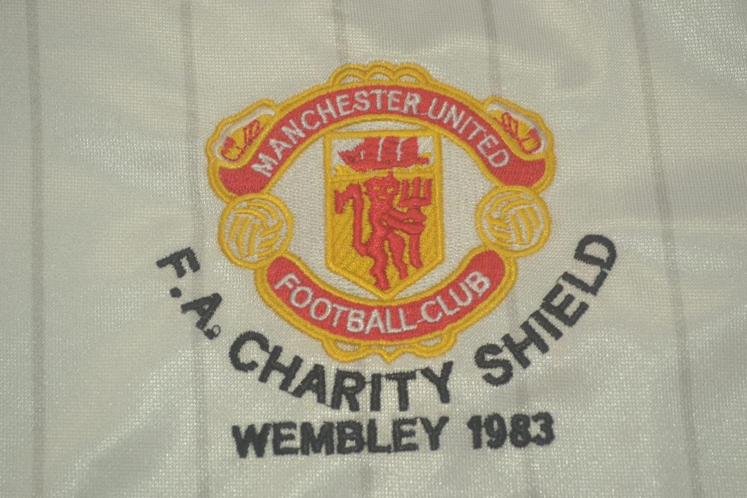 Maillot Extérieur Manchester United 1983 FA Charity Shield
