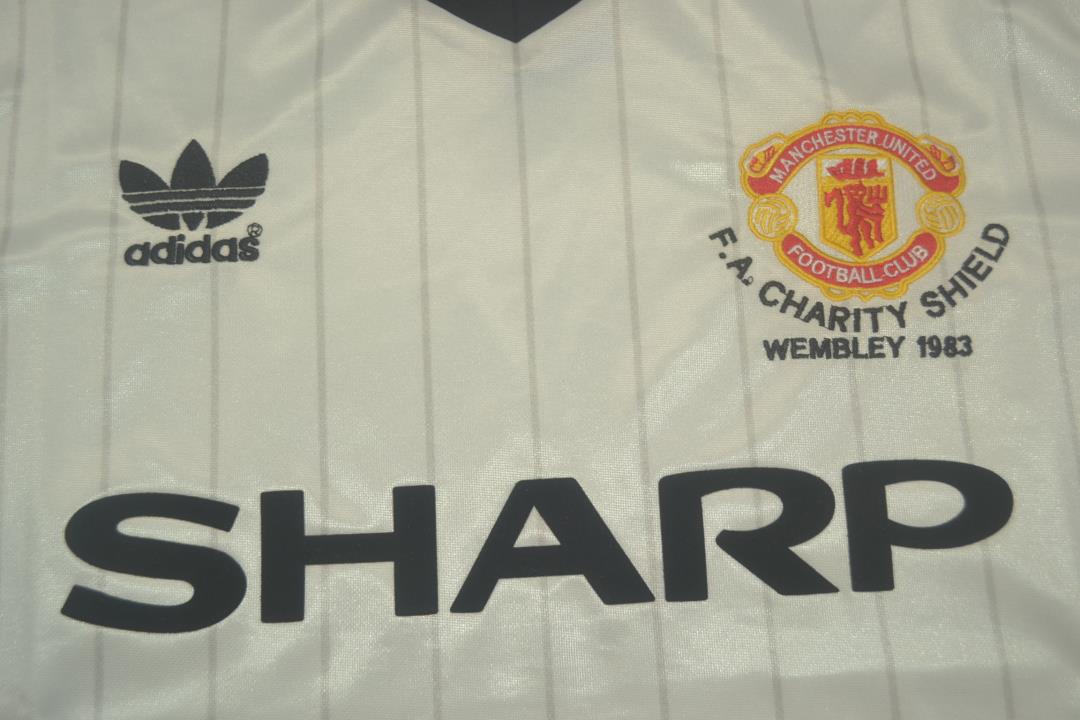 Maillot Extérieur Manchester United 1983 FA Charity Shield