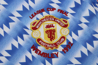 Camiseta de Visitante Manga Larga de la Final de la Copa de la Liga Manchester United 1990/92