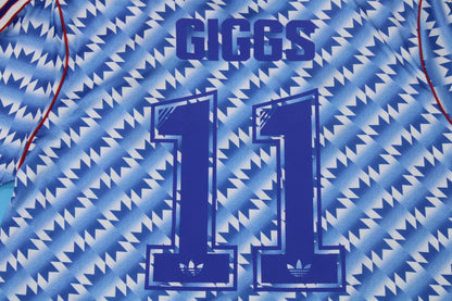 Camiseta de Visitante Manga Larga de la Final de la Copa de la Liga Manchester United 1990/92