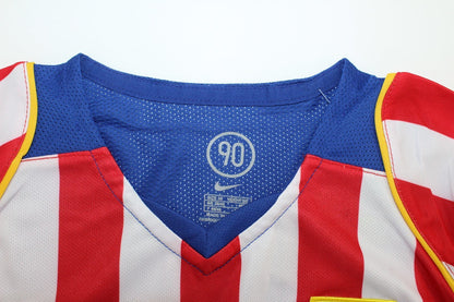 Equipación de casa de niño del Atlético de Madrid 2004/05