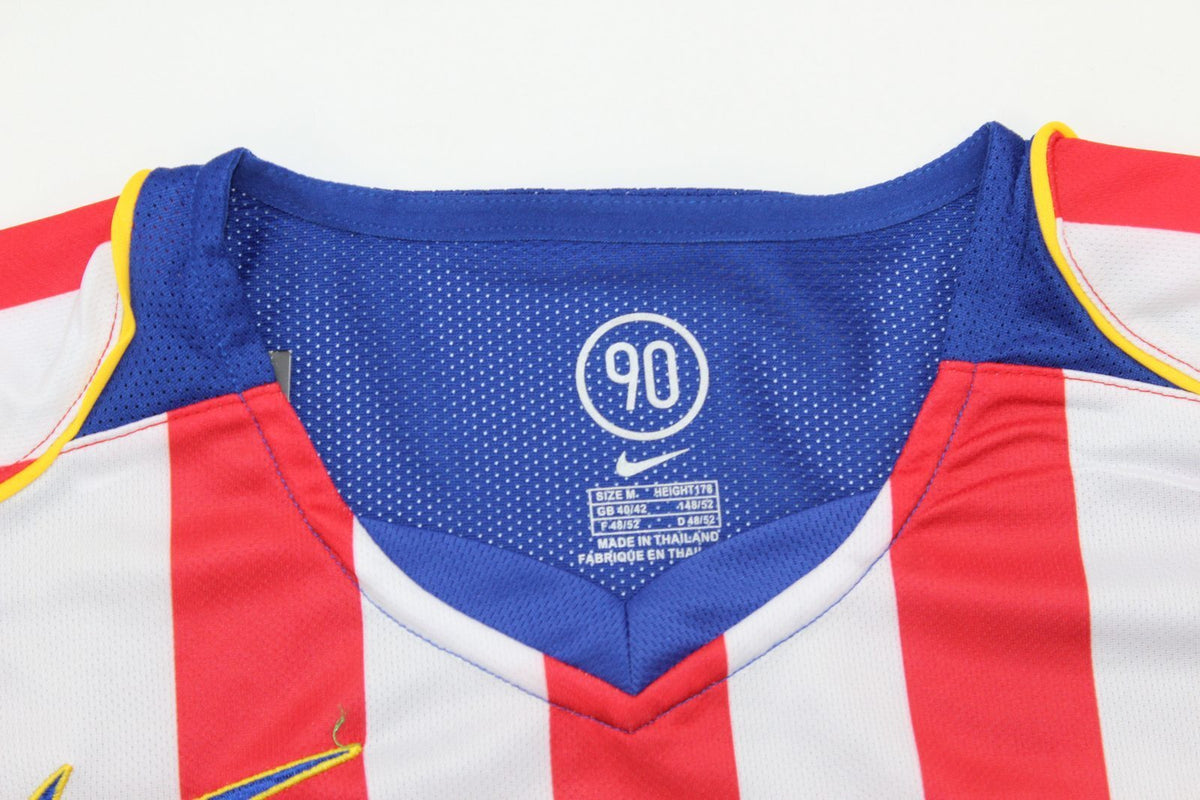 Camiseta de local del Atlético de Madrid 2004/05