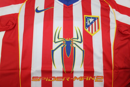 Camiseta de local del Atlético de Madrid 2004/05