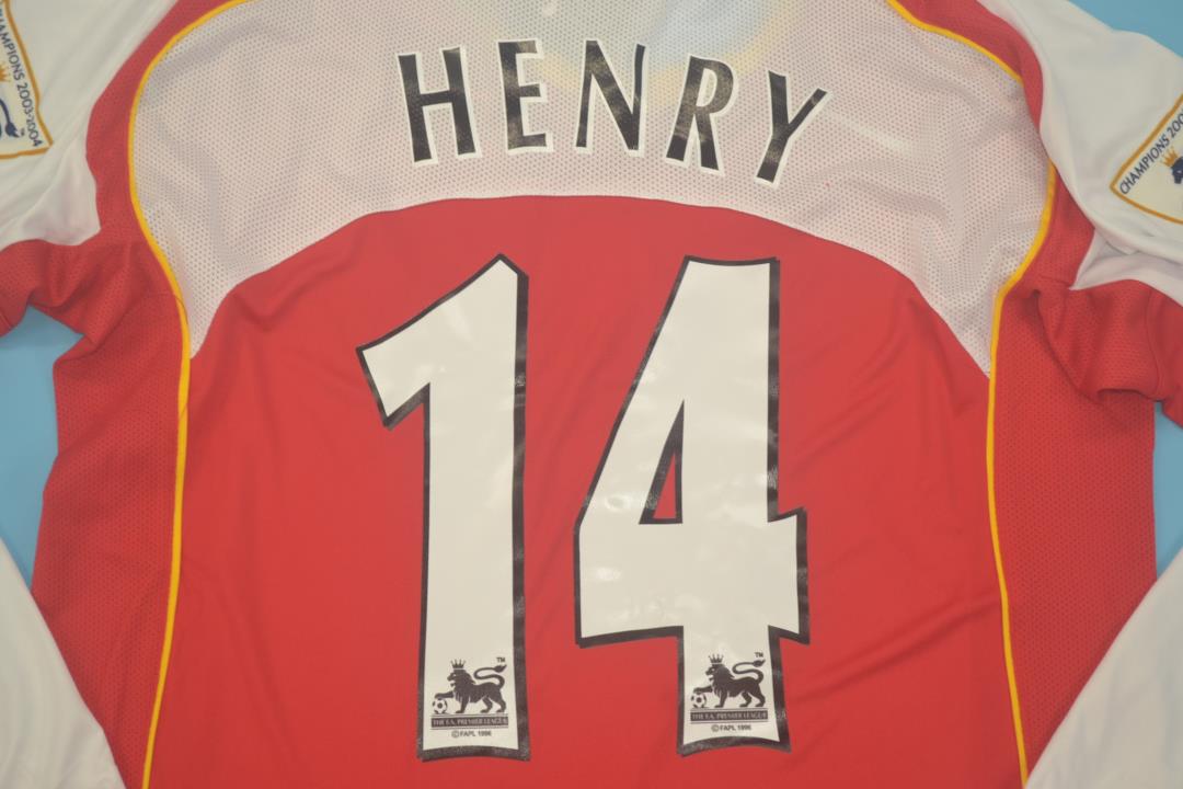 Camiseta Local Manga Larga Arsenal 2004/05