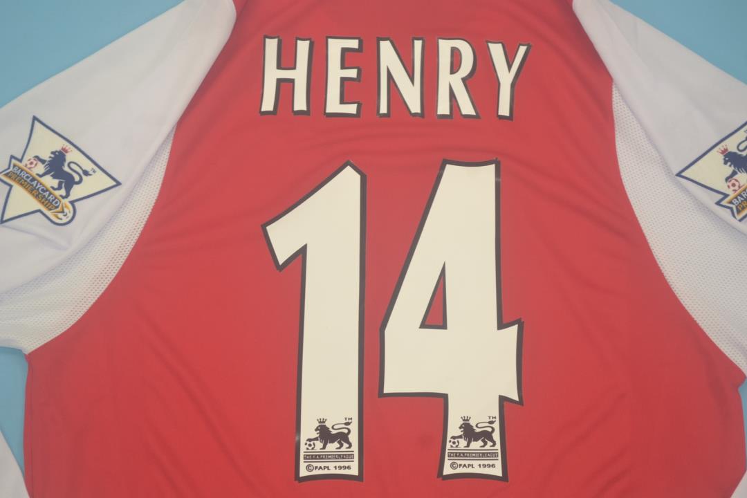 Arsenal 2002/04 Long Sleeves Home Shirt