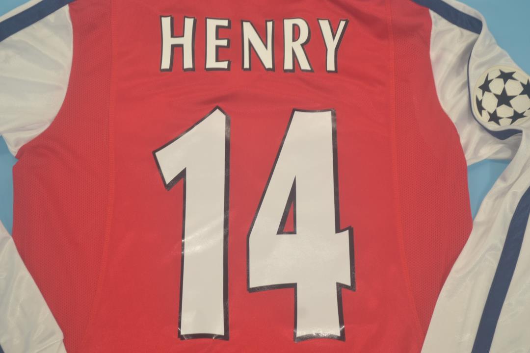 Arsenal 2000/02 Long Sleeves Home Shirt
