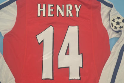 Arsenal 2000/02 Long Sleeves Home Shirt