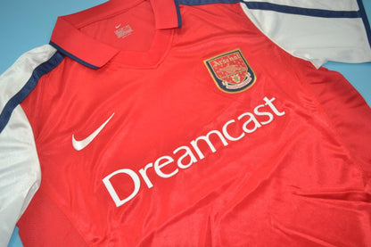 Camiseta local del Arsenal 2000/02