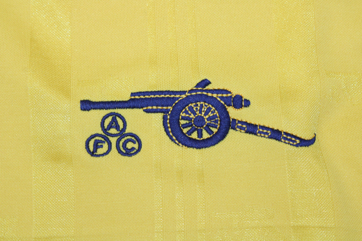 Camiseta de visitante de manga larga del Arsenal 1988/91
