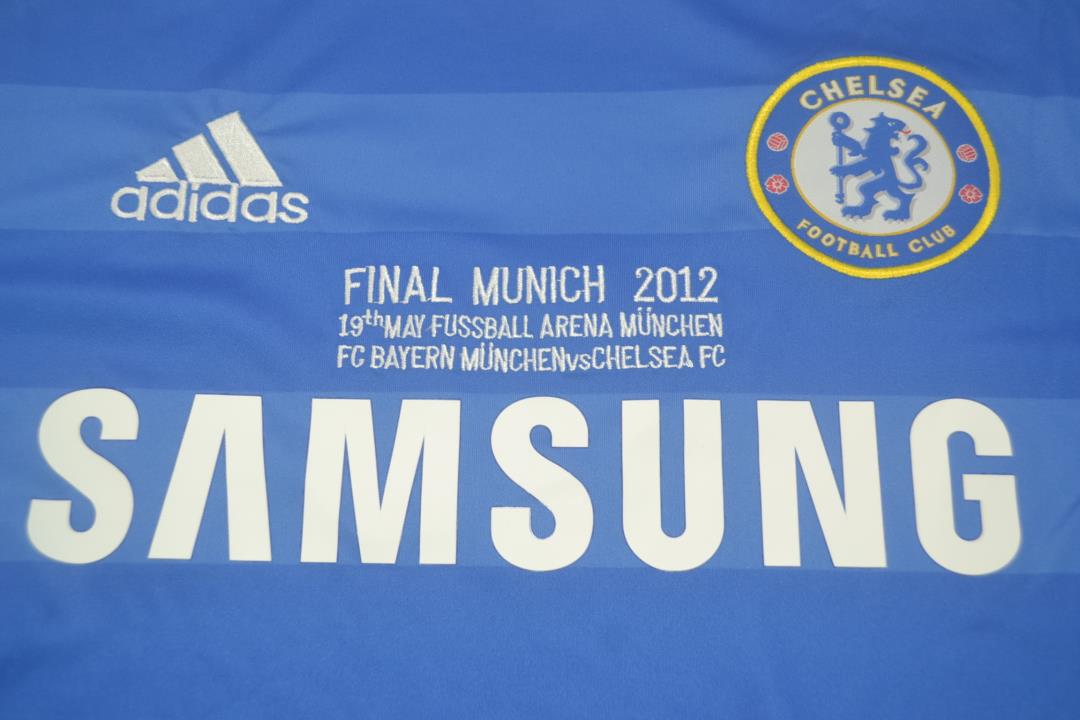 Camiseta de casa de manga larga del Chelsea FC de la final de la UCL 2011/12
