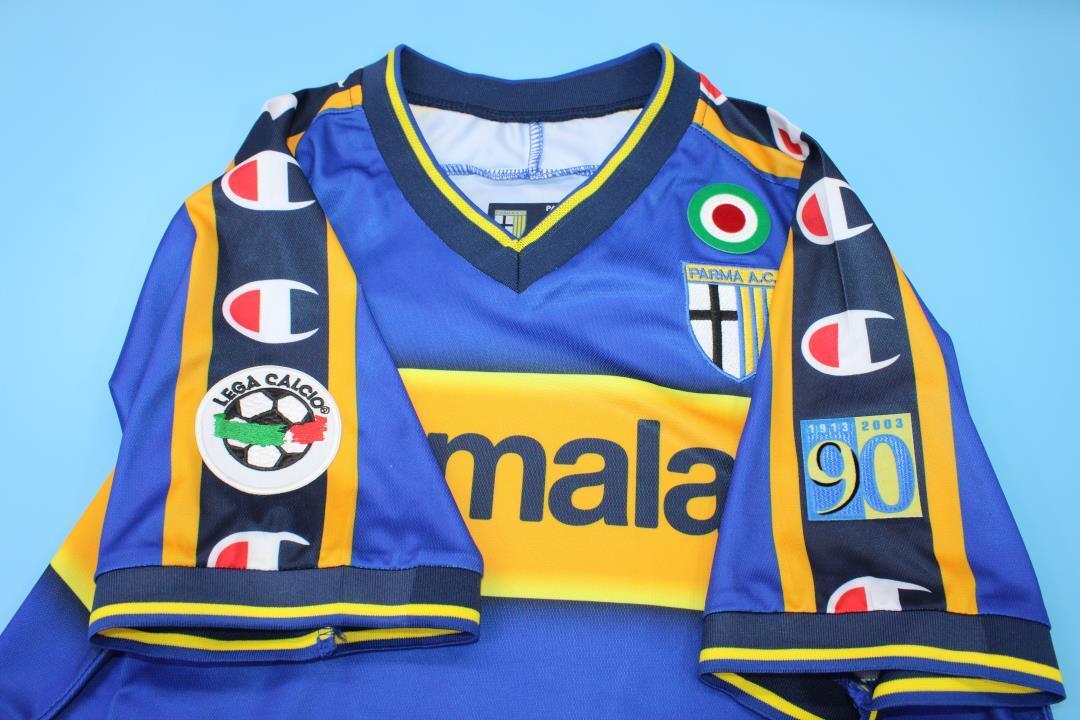 Maillot Domicile Parme 2002/03