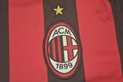 Camiseta de local de manga larga AC Milan 2009/10