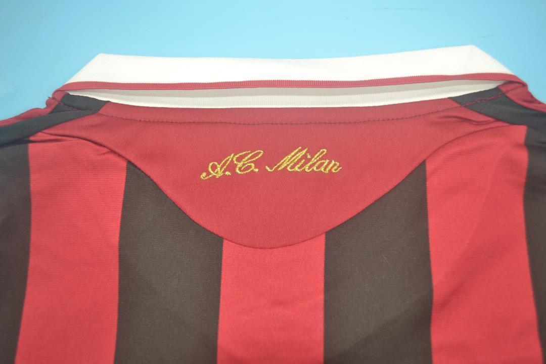 Camiseta de local de manga larga AC Milan 2009/10