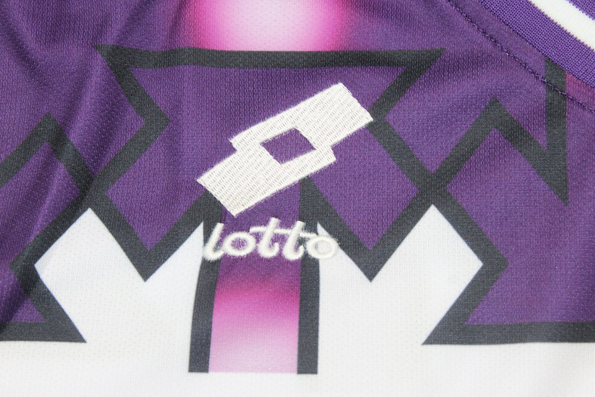 Camiseta de la segunda equipación de la Fiorentina 1992/93 de manga larga