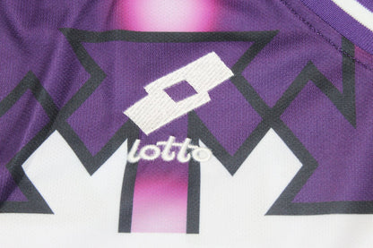 Camiseta de la segunda equipación de la Fiorentina 1992/93 de manga larga