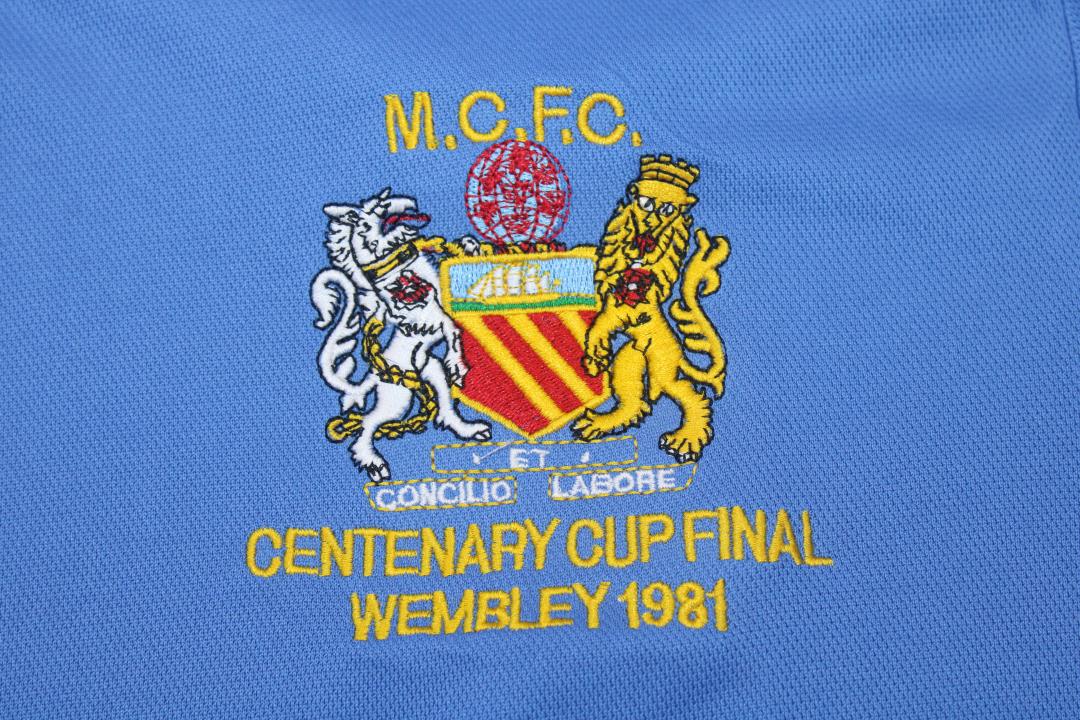 Maillot Domicile Centenaire de la Finale de la FA Cup de Manchester City 1981