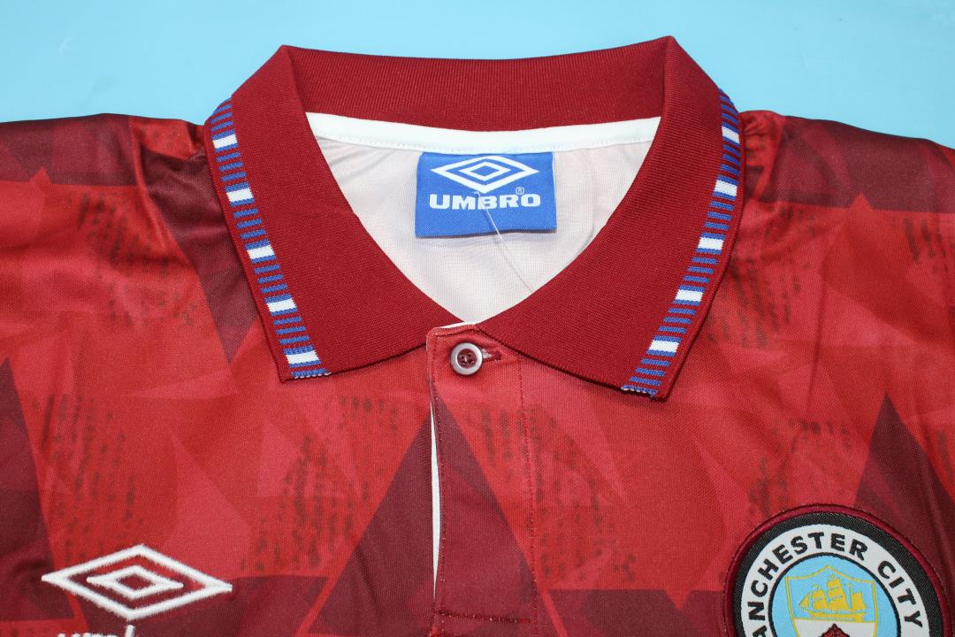 Maillot Extérieur Manchester City 1990/92