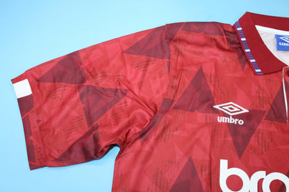 Maillot Extérieur Manchester City 1990/92